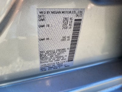 2025 Nissan Altima SV