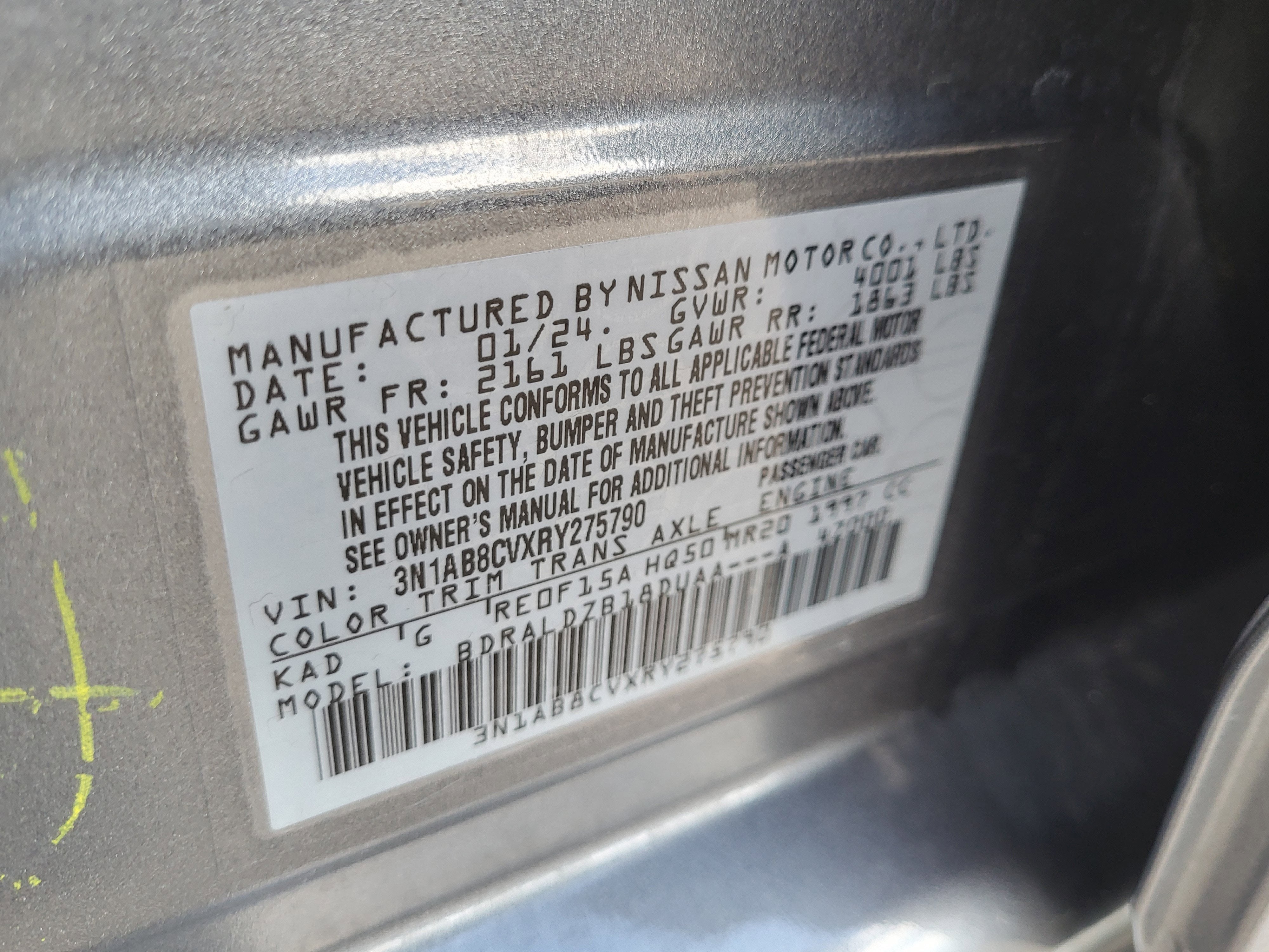 2024 Nissan Sentra SV