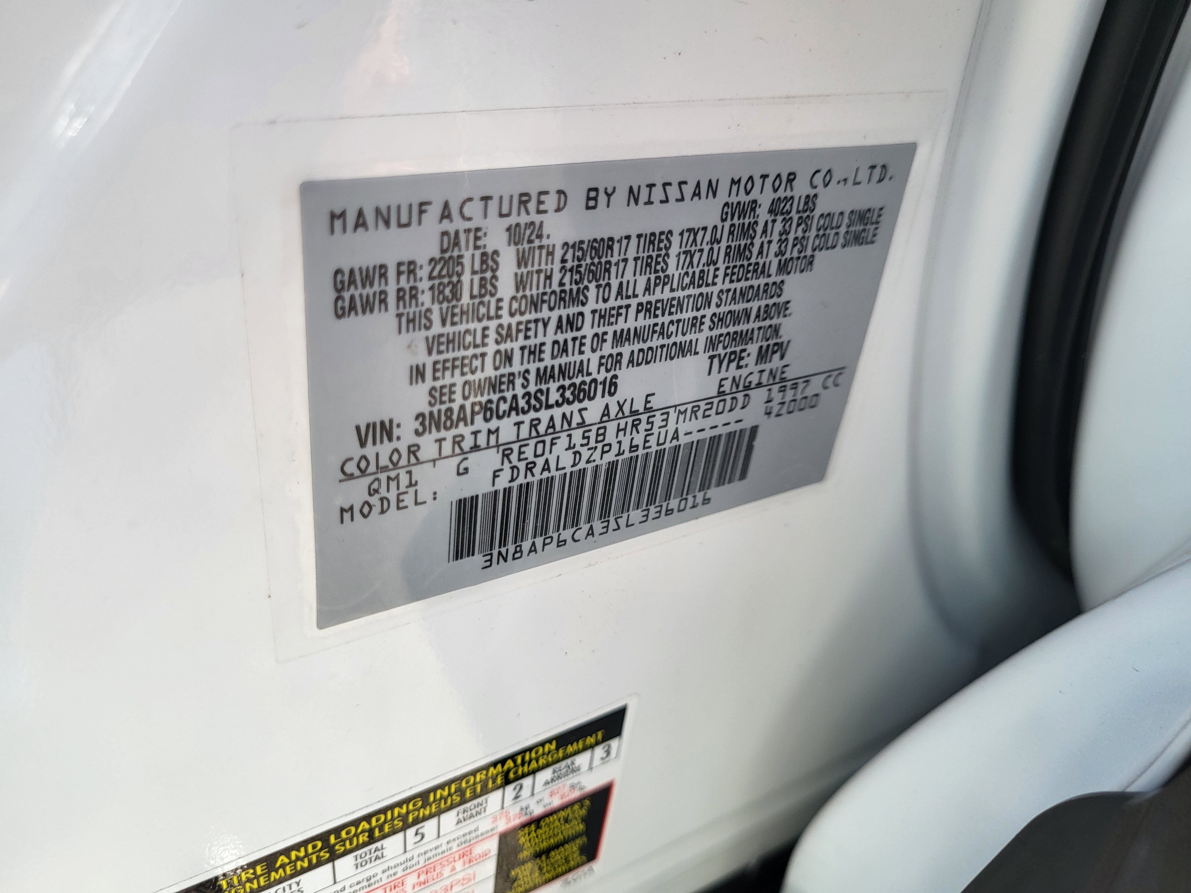 2025 Nissan Kicks SV