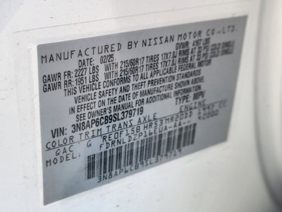 2025 Nissan Kicks SV