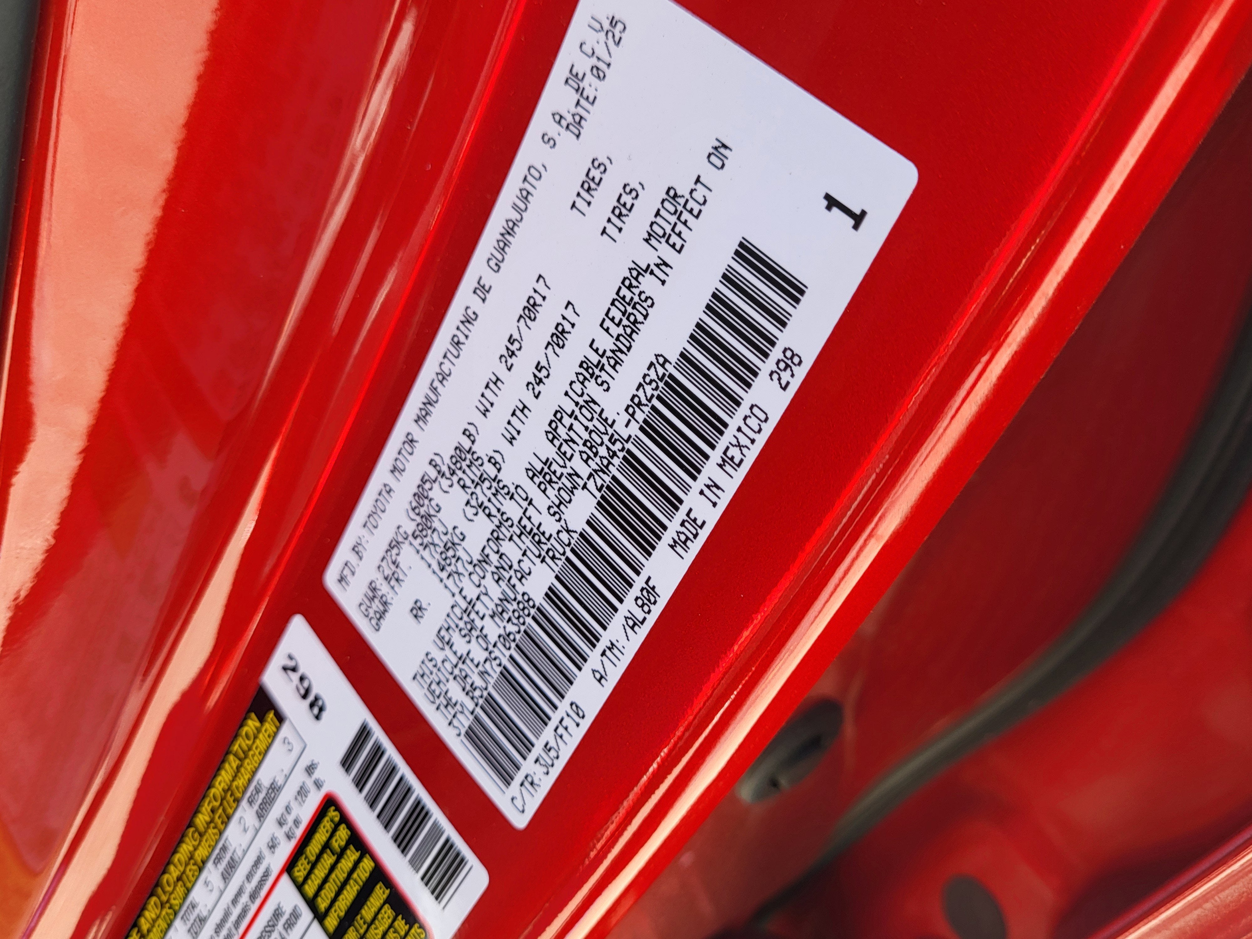 2025 Toyota Tacoma 4WD SR5