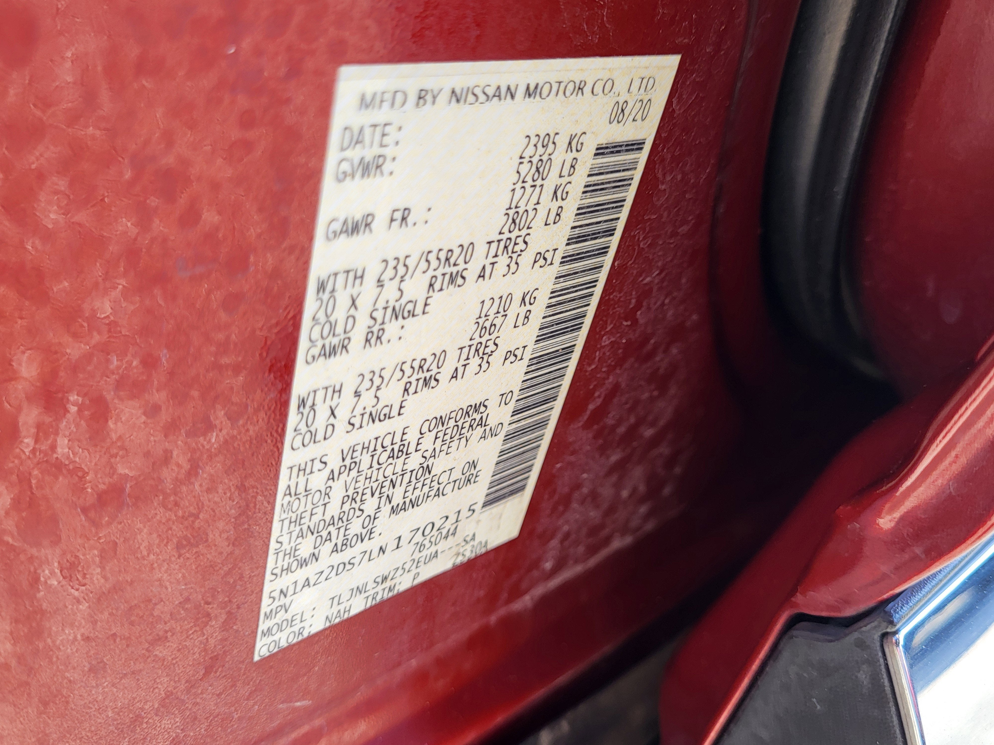 2020 Nissan Murano Platinum