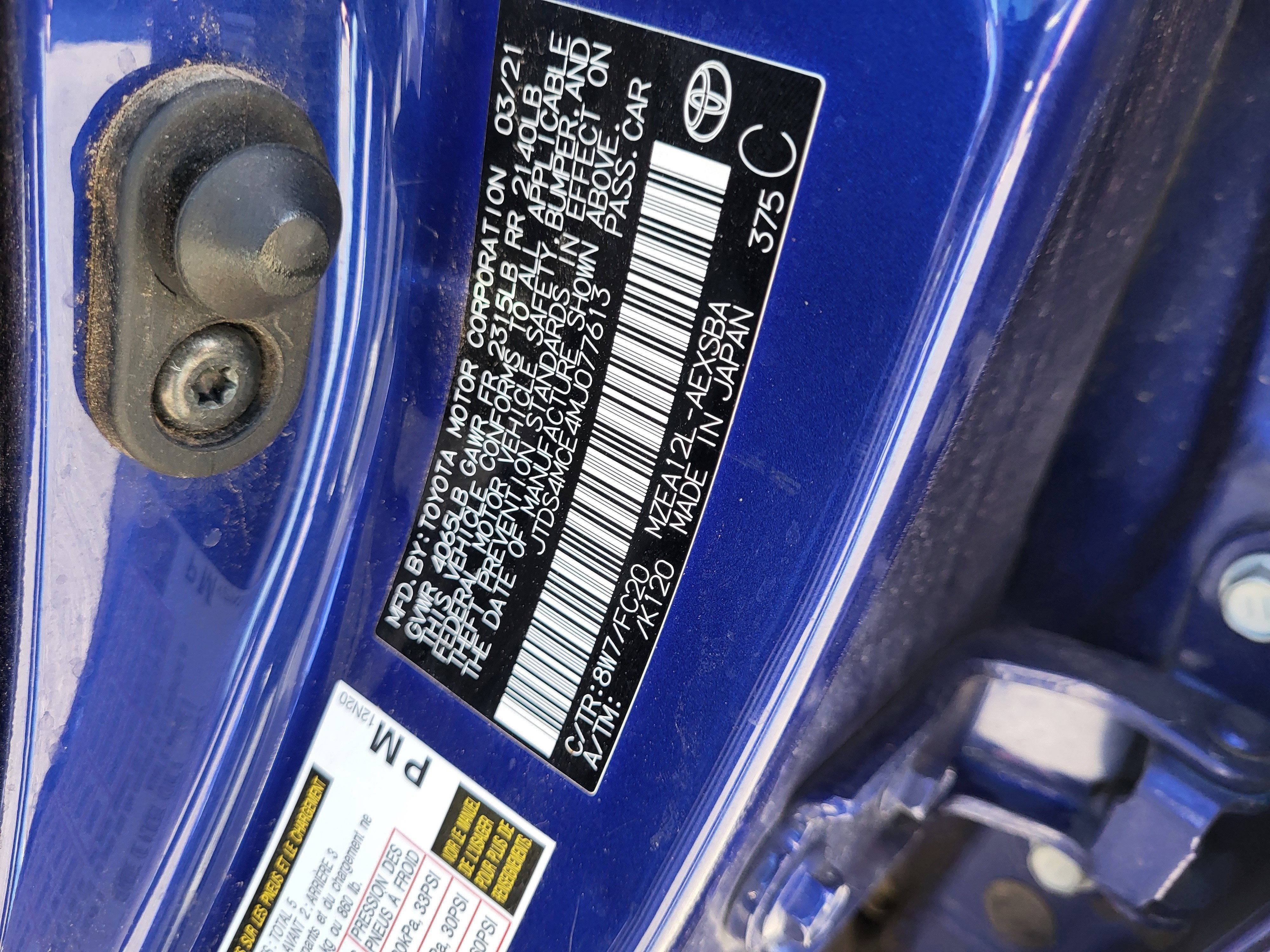 2021 Toyota Corolla SE