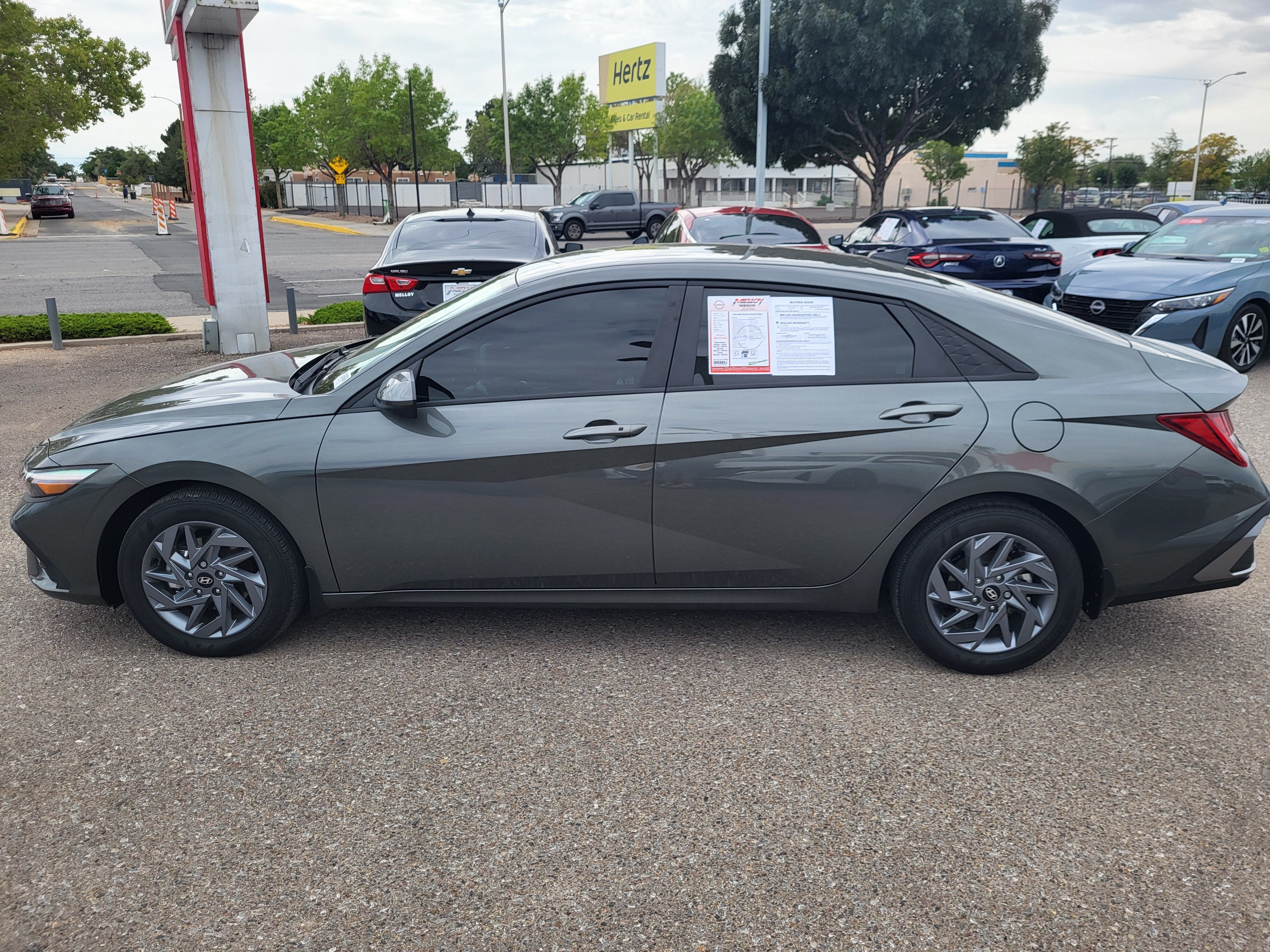 2025 Hyundai Elantra Hybrid Blue